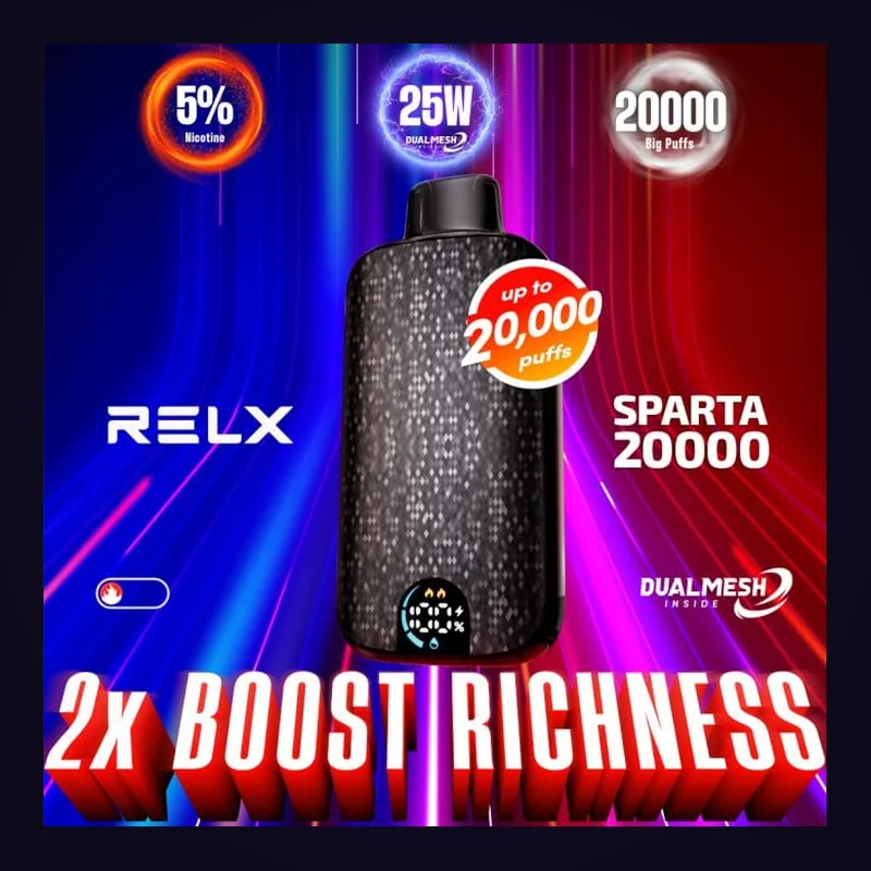 RELX Sparta 20000 คำ พอตใช้แล้วทิ้ง